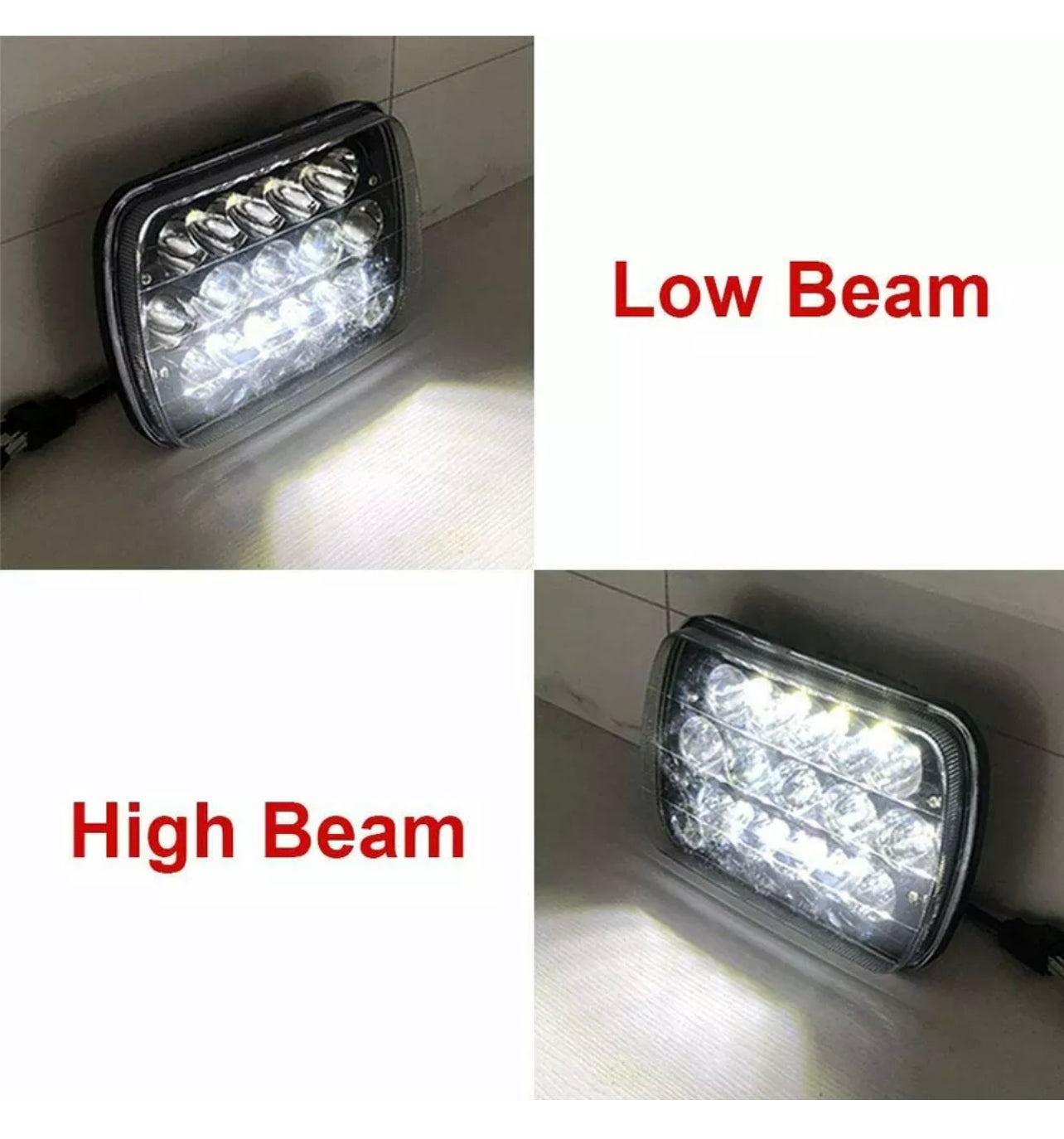 Foco LED 7x6 para Ford y Jeep