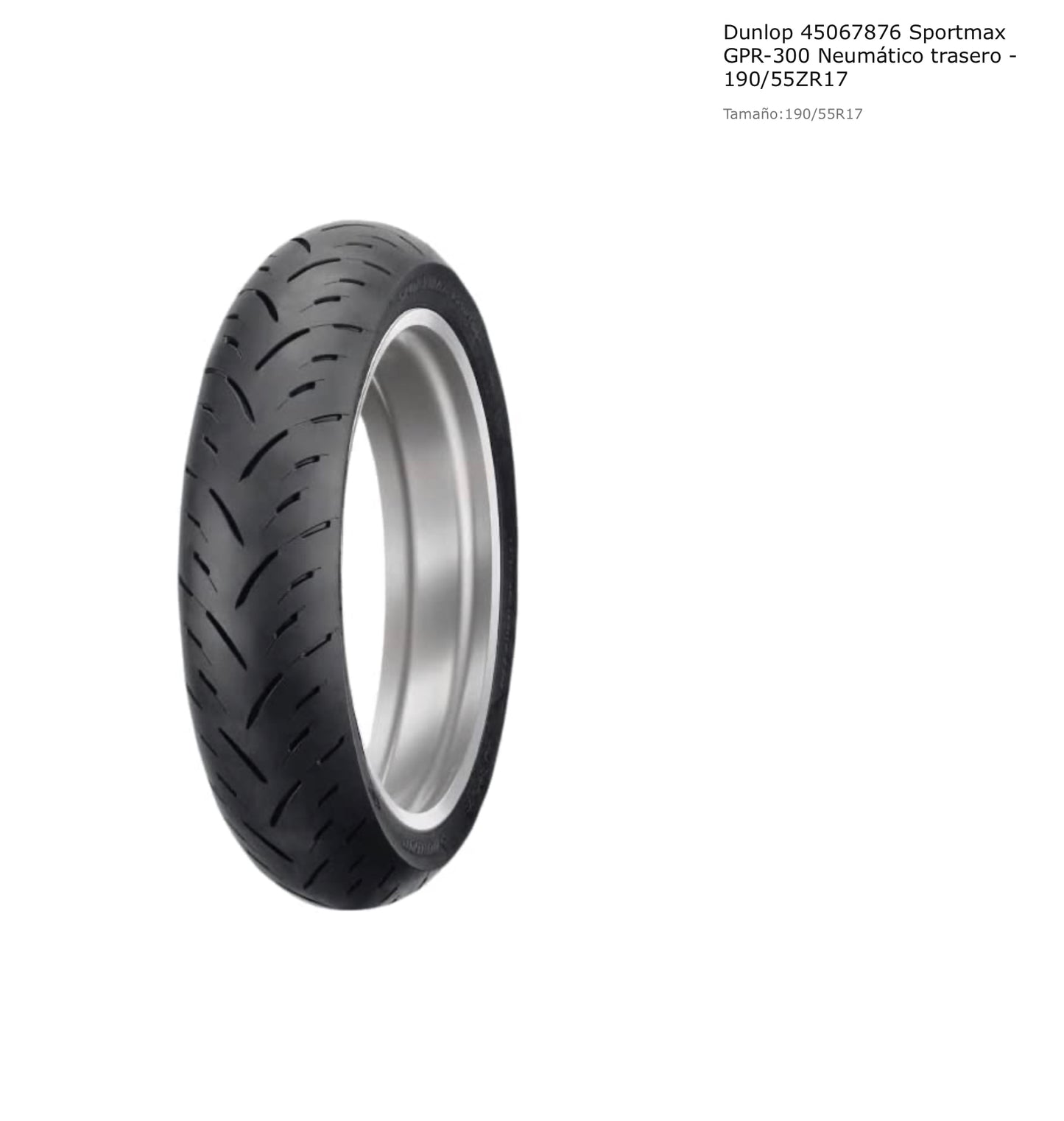 Dunlop Sportmax GPR 300 190/55ZR17
