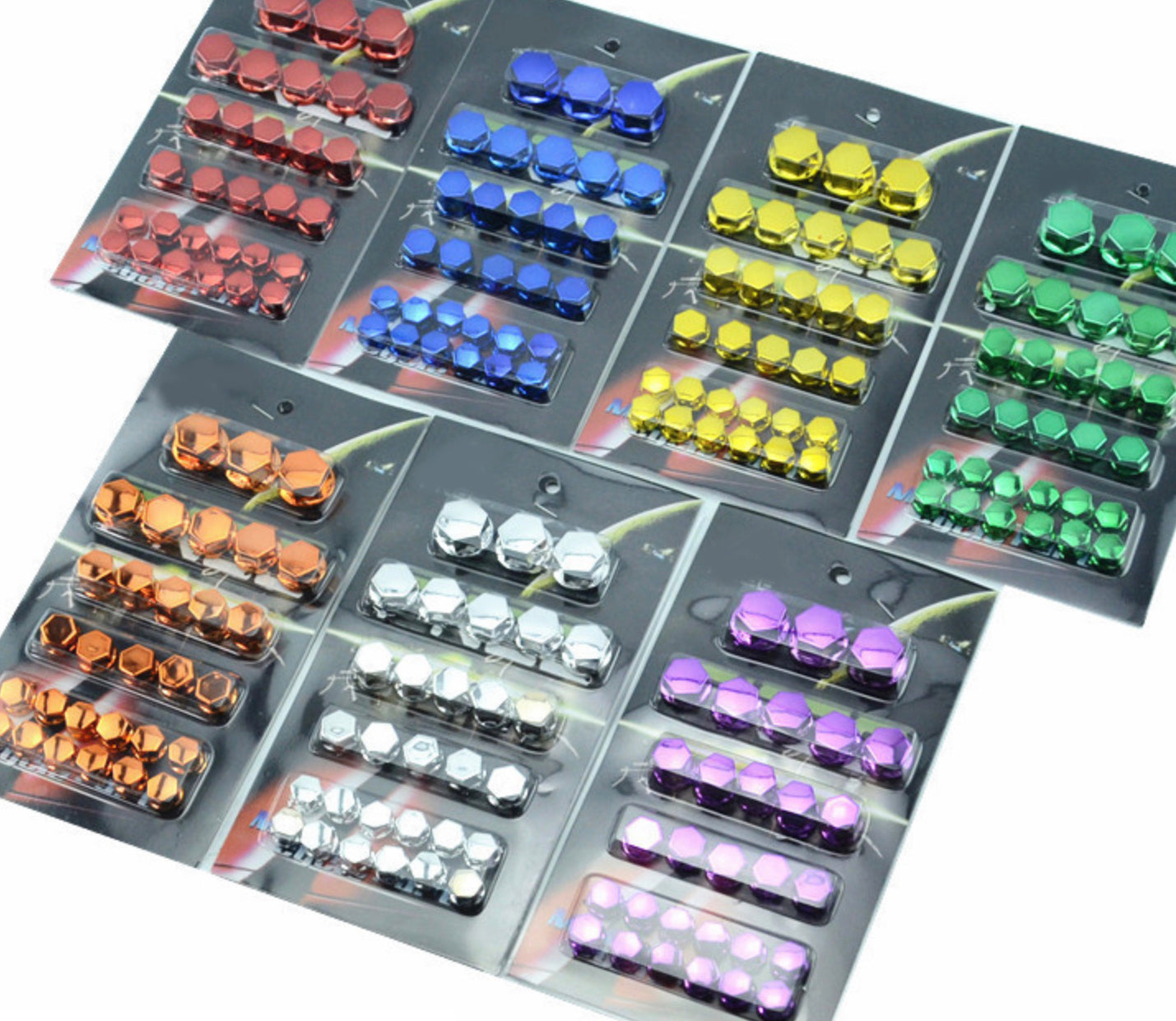 30pcs Motorcycle Modification Screw Caps Covers