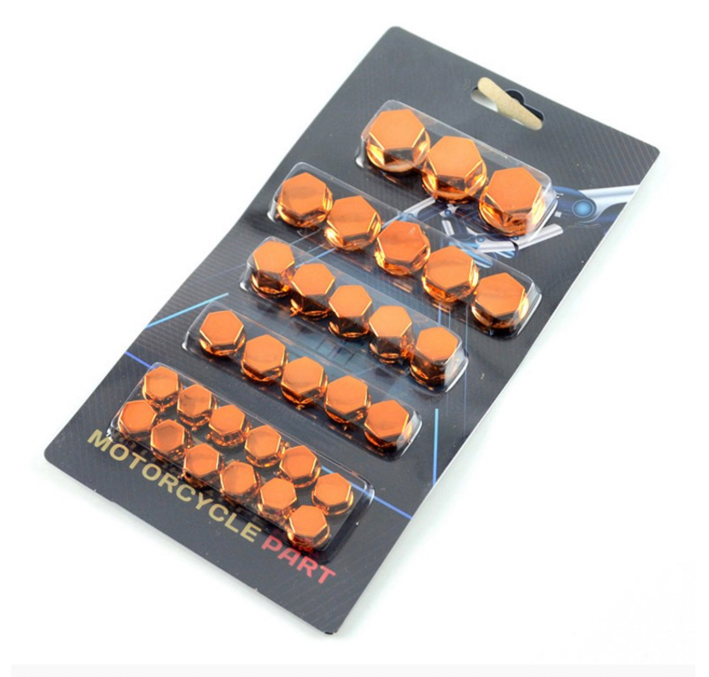 30pcs Motorcycle Modification Screw Caps Covers